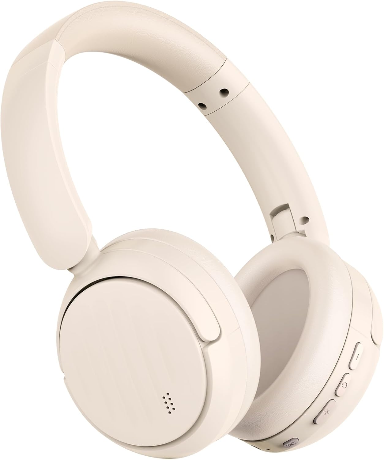 Bluetooth Headphones with Active Noise Cancelling (ANC), Wireless Over Ear Bluetooth Headsets with 35H Playtime, HiFi Stereo Foldable Headphones with Foam Ear Cups for Sports, Travel, Black